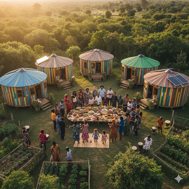 10. Sankofa Village – A Village of Self-Sufficiency